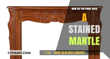 Transforming a Stained Mantle: Paint-Over Tips and Tricks