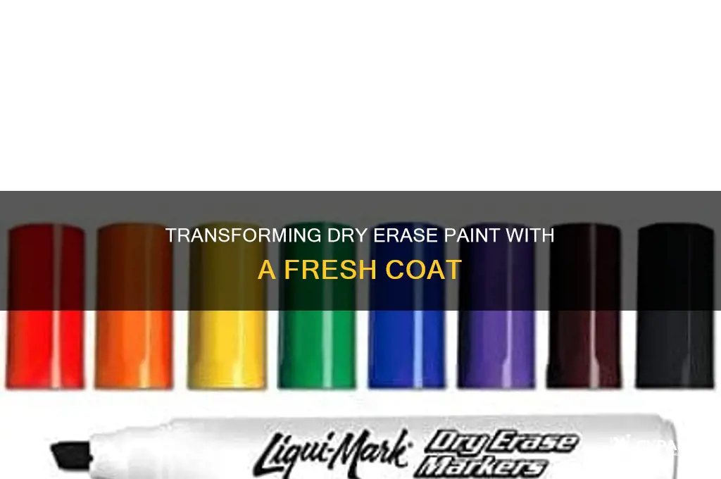 how do you paint over dry erase paint
