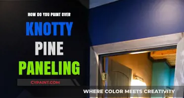 Transforming Knotty Pine Paneling with Paint