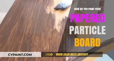 Transforming Papered Particle Board: A Painting Guide