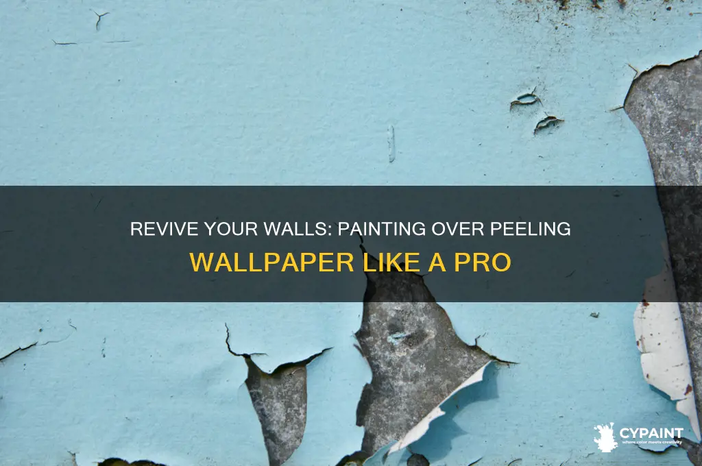 how do you paint over peeling wallpaper