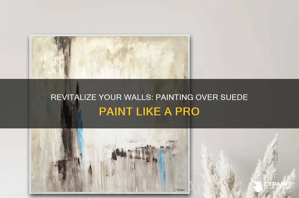 how do you paint over suede paint