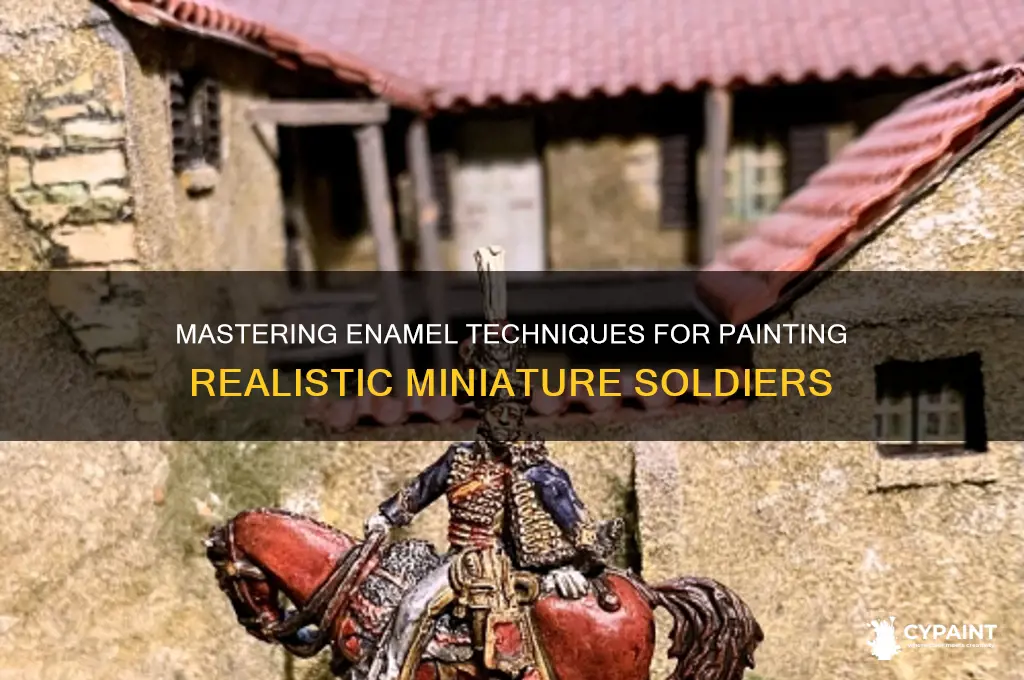 how do you paint soldiers with enamel