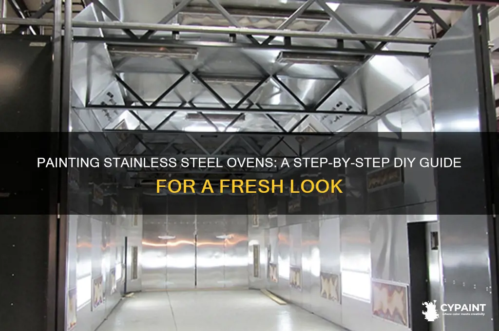 how do you paint stainless steel oven