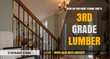 Easy Steps to Paint Stairs Made from 3rd Grade Lumber