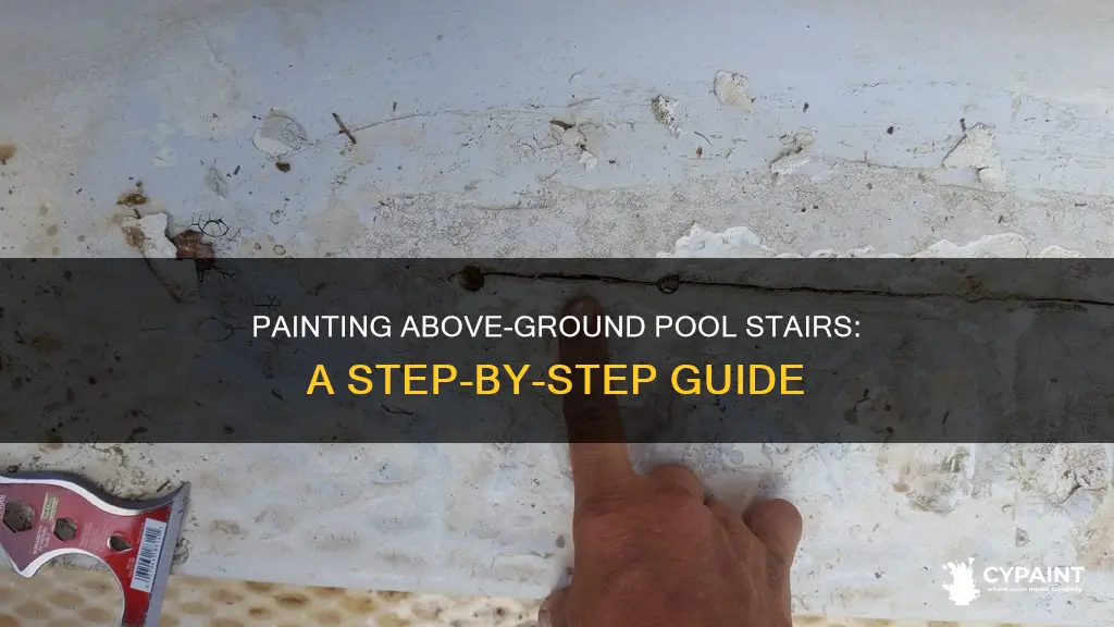 how do you paint swimming pool stairs above ground