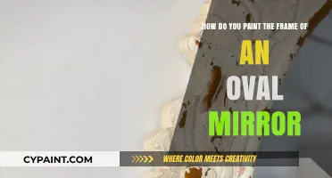 Painting an Oval Mirror Frame: A Step-by-Step DIY Guide