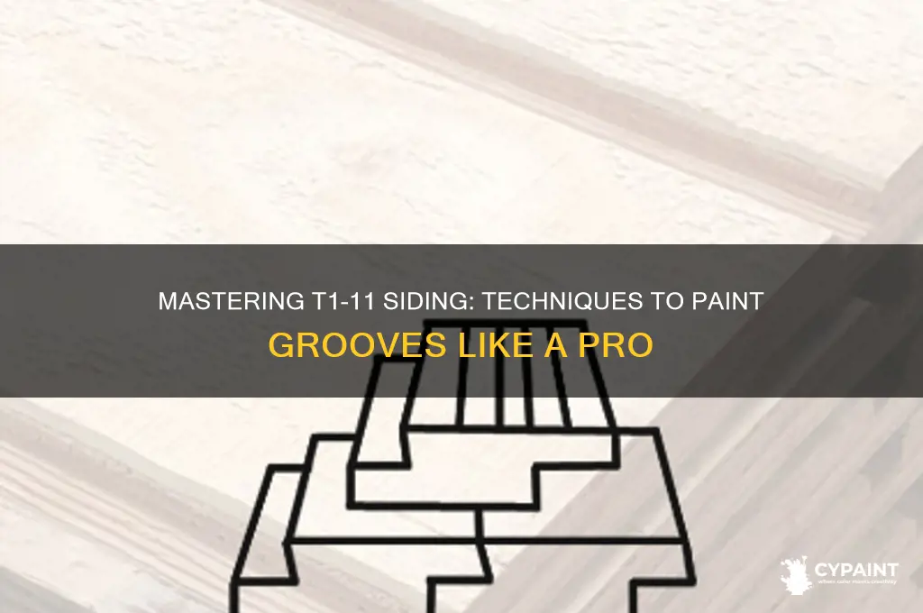how do you paint the groves on t 1 11