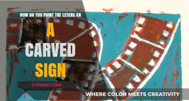 Mastering the Art of Painting Letters on Carved Signs: A Step-by-Step Guide