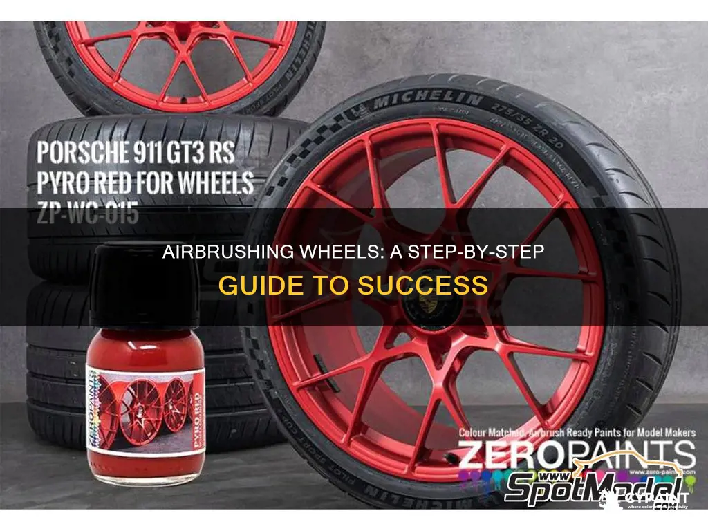 how do you paint wheels with an airbrush gun