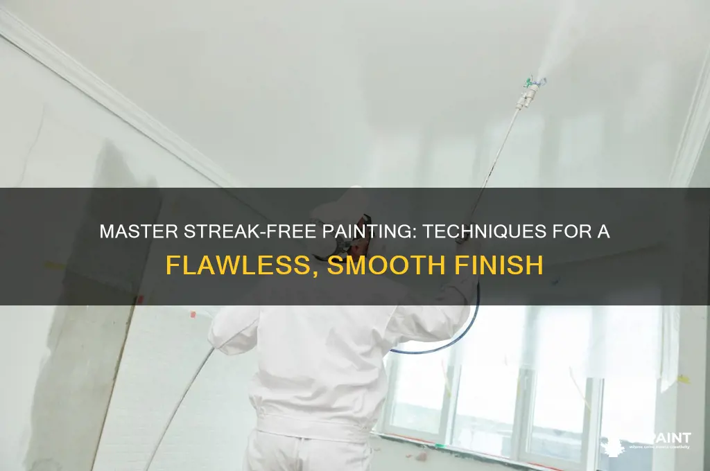 how do you paint without leaving streaks