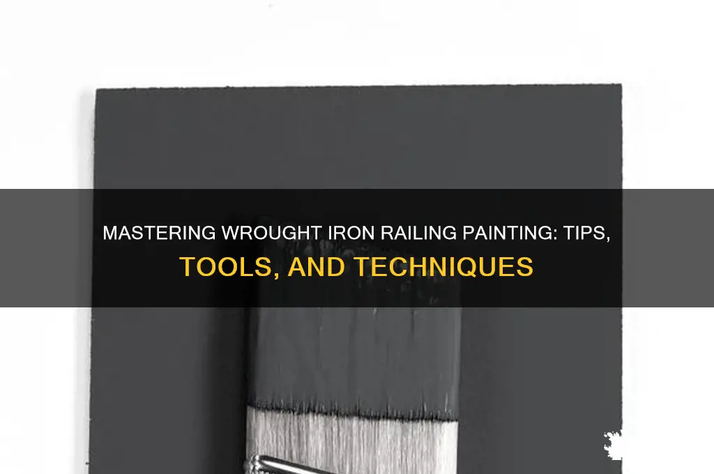 how do you paint wrought iron railings