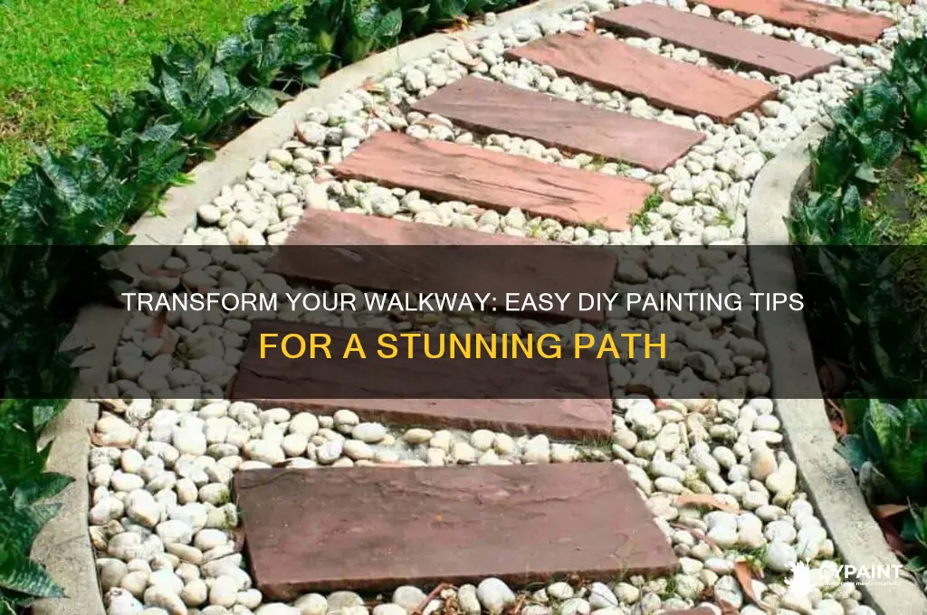 how do you paint your walk way