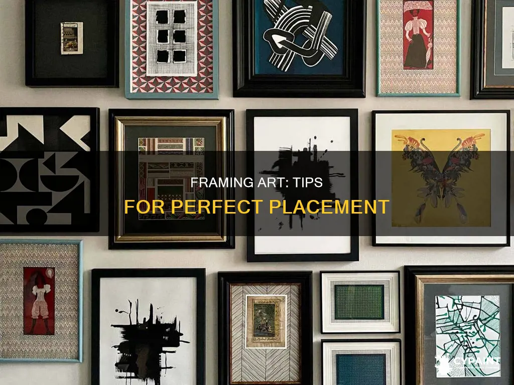how do you place a painting in a frame