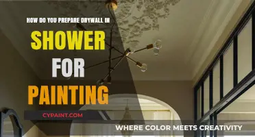 Preparing Drywall in Your Shower for Painting