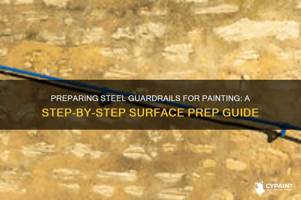 how do you preparesteel guardrail for painting