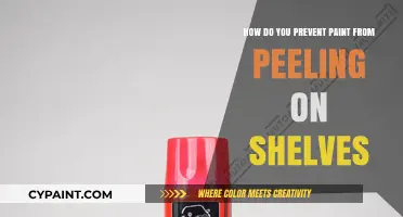 Preventing Paint Peel: Shelves