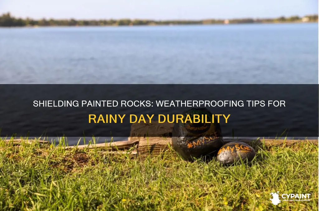 how do you protect painted rocks from rain