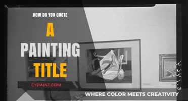 Mastering Art Citations: How to Properly Quote a Painting Title