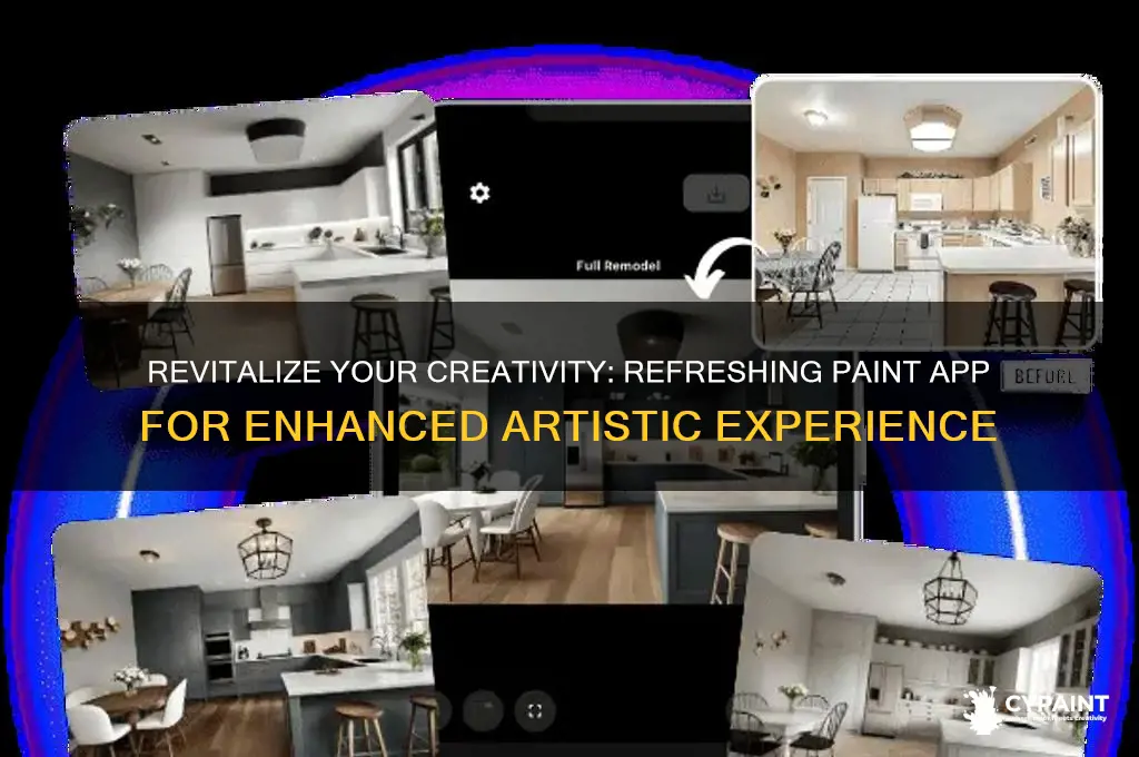 how do you refresh the paint app