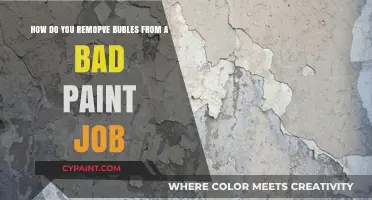 Fixing a Bubbly Mess: Tips to Remove Bubbles from Bad Paint Jobs