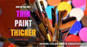 Thicken Thin Paint: Simple Techniques for Richer, Bolder Consistency