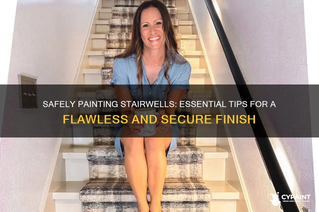 how do you safely paint a stairwell