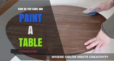Sanding and Painting a Table: A Step-by-Step DIY Guide