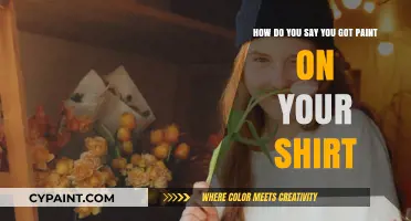 Oops! How to Explain That Paint Stain on Your Shirt