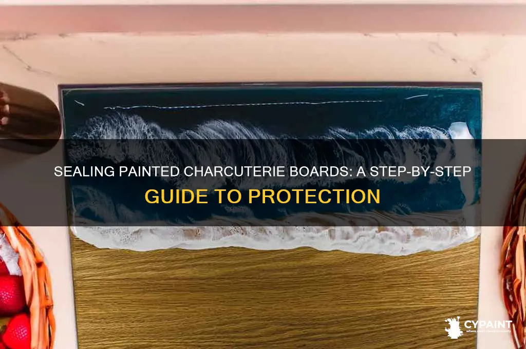 how do you seal a painted charcuterie board