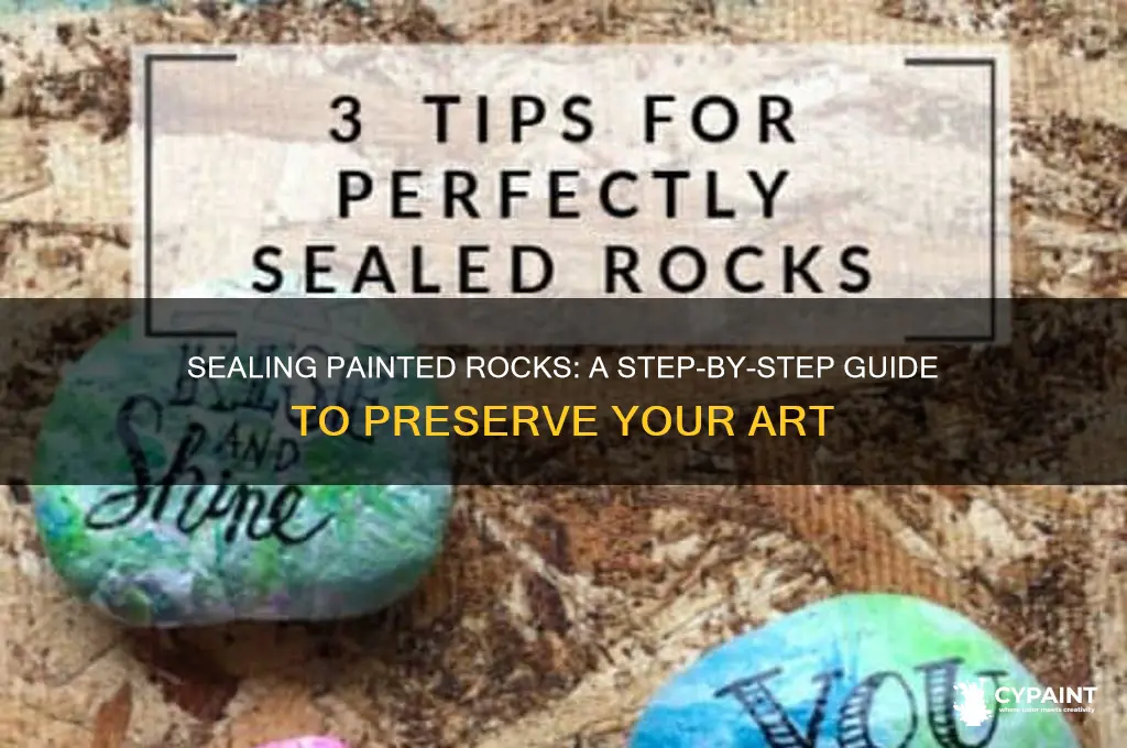 how do you seal a painted rock