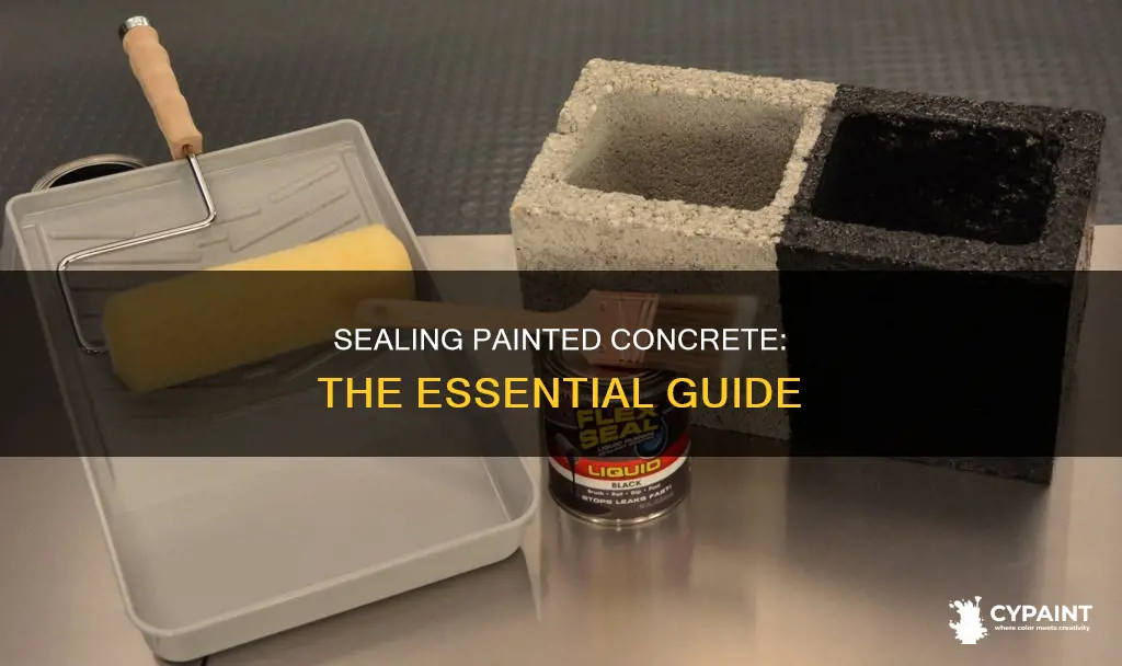 how do you seal concerete that you paint on