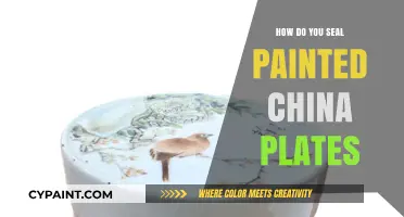 Sealing Painted China Plates: A Step-by-Step Guide to Preservation