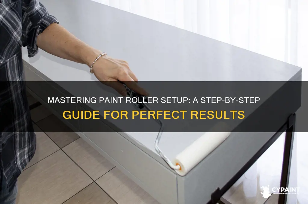 how do you set up a paint roller