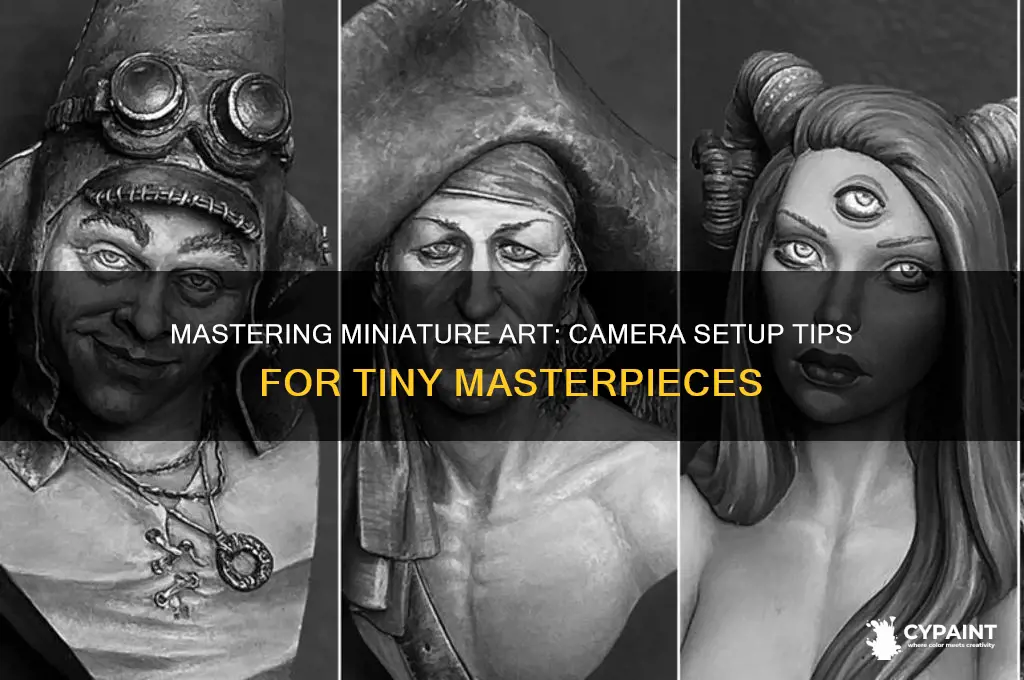 how do you set up your camera for miniature paintings