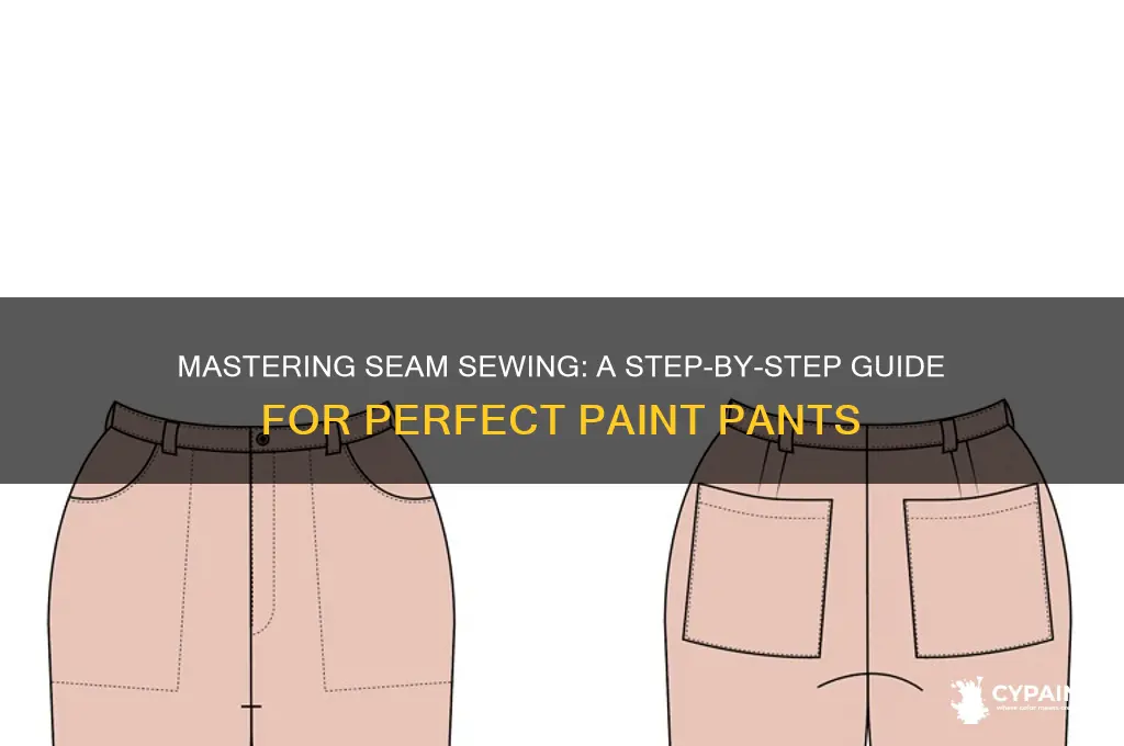 how do you sew the seam of paints
