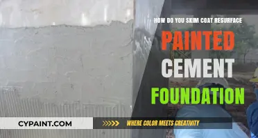 Skim Coating Painted Cement Foundations: A Step-by-Step Guide