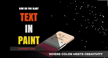 Mastering Text Slant in Paint: A Step-by-Step Guide