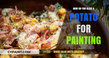 Creative Potato Slicing Techniques for Unique and Artistic Painting Projects