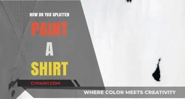 Creative Splatter Paint Techniques: Transforming a Plain Shirt into Art