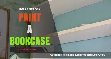 Sponge Painting 101: Transform Your Bookcase with Creative Techniques