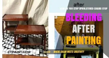 Preventing Upholstered Chair Paint Bleed: Tips for a Flawless Finish