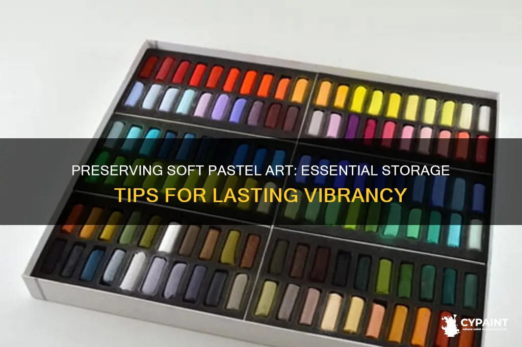 how do you store soft pastel painting