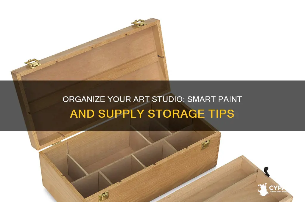 how do you store your paint and art su-plies