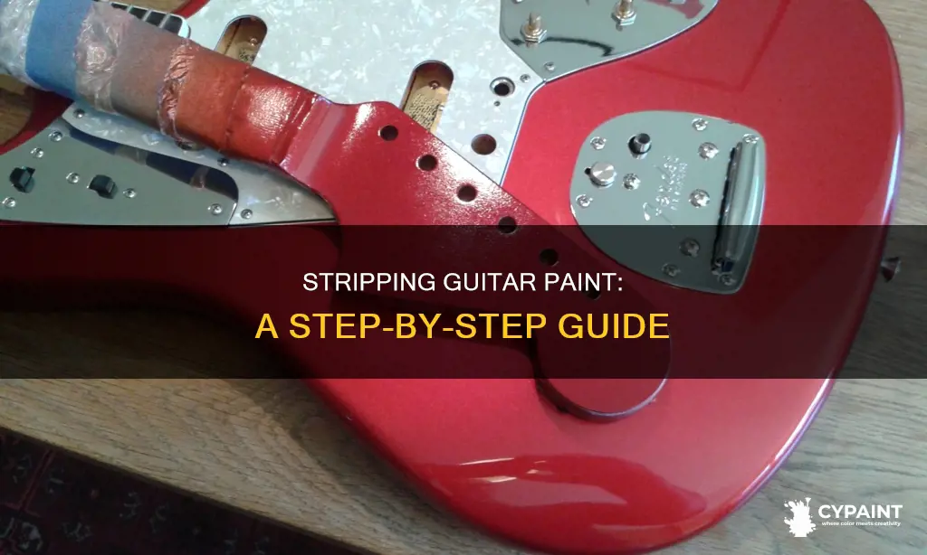 how do you strip the paint off a guitar