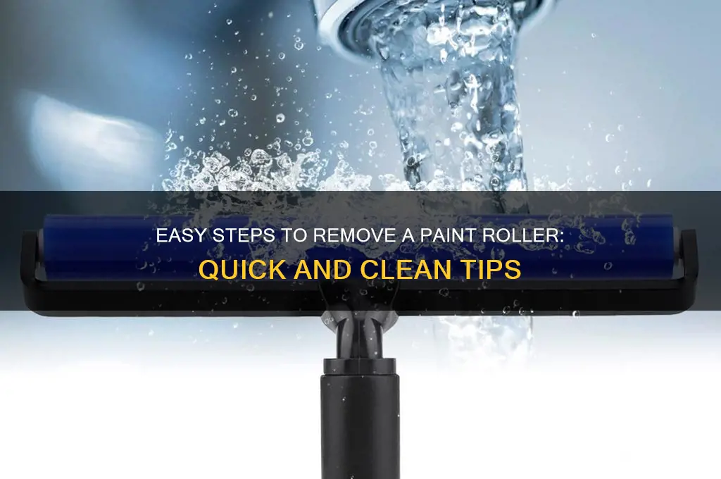 how do you take a paint roller off