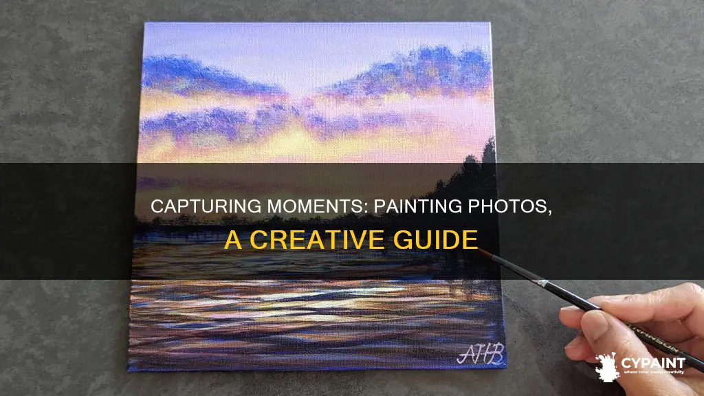 how do you take a photograph and paint it