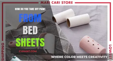 Removing Paint Stains from Bed Sheets: A Comprehensive Guide