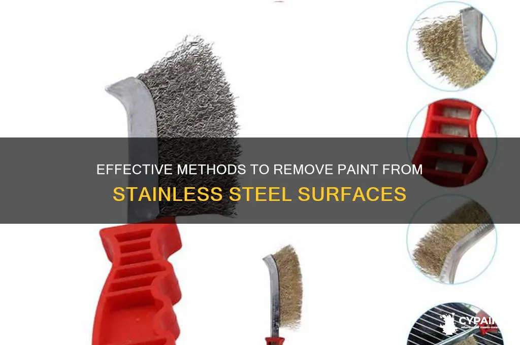 How To Remove Paint On Stainless Steel