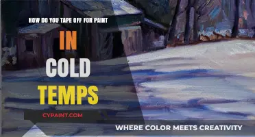 Painting in Cold Weather: Tips for Taping Off Like a Pro